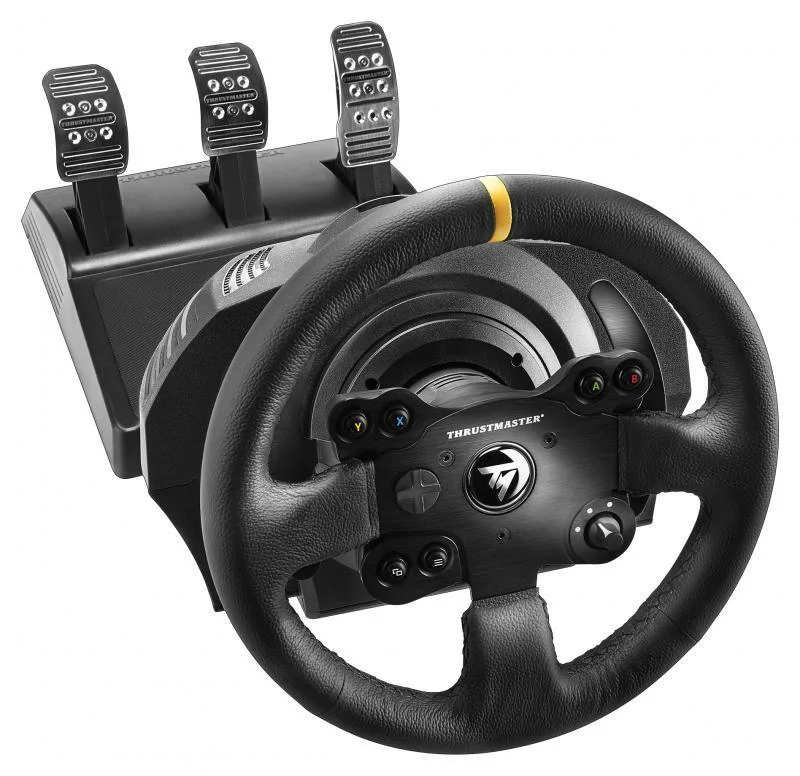 Thrustmaster TX Racing Wheel Leather Edition with three-pedal set
